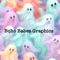 Boho Babes Graphics - Ghost pastel