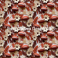 Boho Babes Graphics - Light tan football