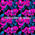 Boho Babes Graphics - Neon lilies 2