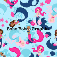 Boho Babes Graphics - Mermaid