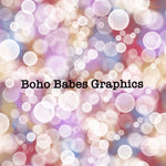 Boho Babes Graphics - Neutral Bokeh