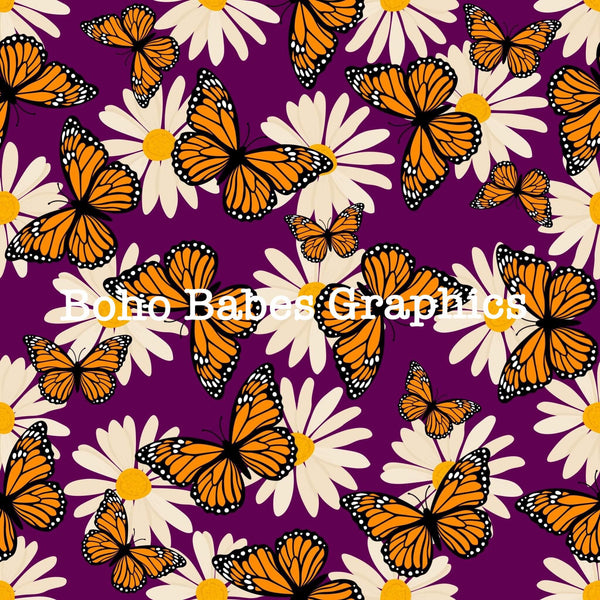 Boho Babes Graphics - Monarch Purple