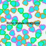 Boho Babes Graphics - Summer sunglasses white