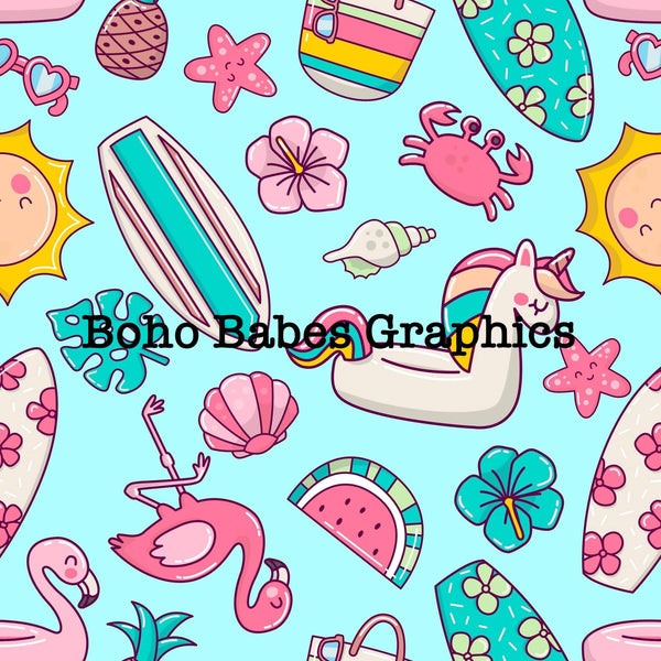 Boho Babes Graphics - Summer doodle