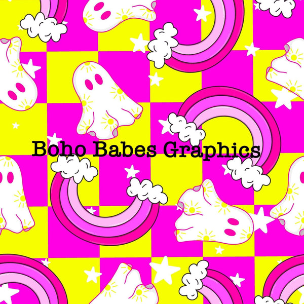 Boho Babes Graphics - Swim safe ghost