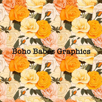 Boho Babes Graphics - Yellow roses