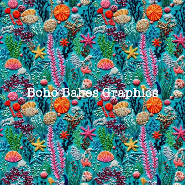 Boho Babes Graphics - Sea life