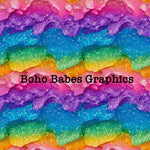 Boho Babes Graphics - Rainbow glitter