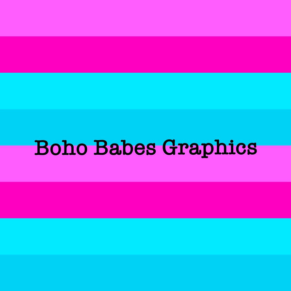 Boho Babes Graphics - Popsicle checker cord