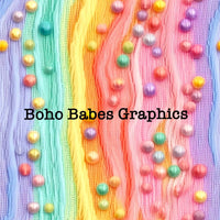 Boho Babes Graphics - Pearl rainbow