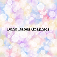 Boho Babes Graphics - Pastel Bokeh