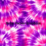 Boho Babes Graphics - Pink purple spiral