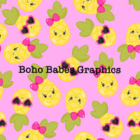 Boho Babes Graphics - Pineapple Pink