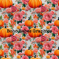 Boho Babes Graphics - Pumpkin embroidered