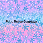 Boho Babes Graphics - Ombre snow