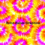 Boho Babes Graphics - Tie dye summer