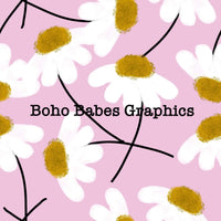 Boho Babes Graphics - Pink Daisy