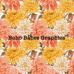 Boho Babes Graphics - Pink yellow floral