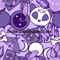 Boho Babes Graphics - Purple Witchy