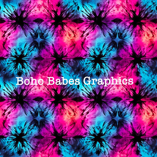 Boho Babes Graphics - Pink blue td