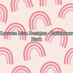 Lauren Liza Designs - Rainbows Pink