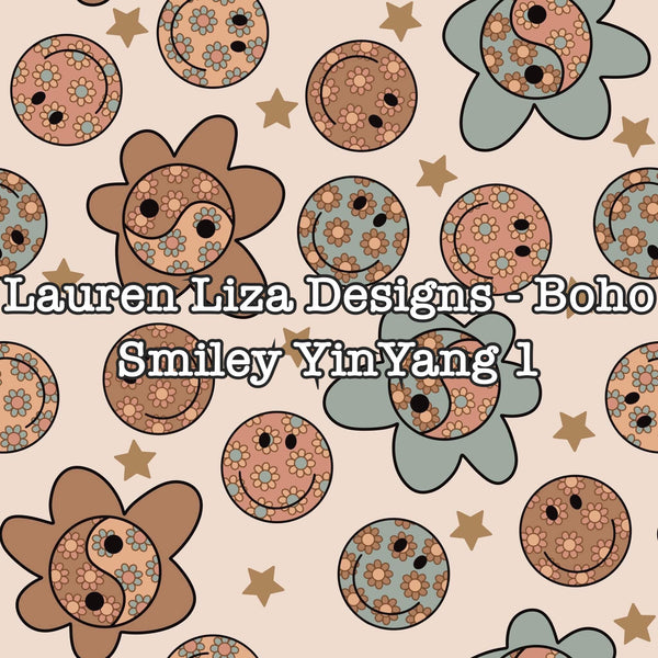 Lauren Liza Designs - Boho Smiley Yin Yang 1
