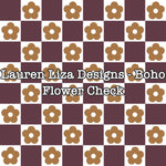 Lauren Liza Designs - Boho Flower Check