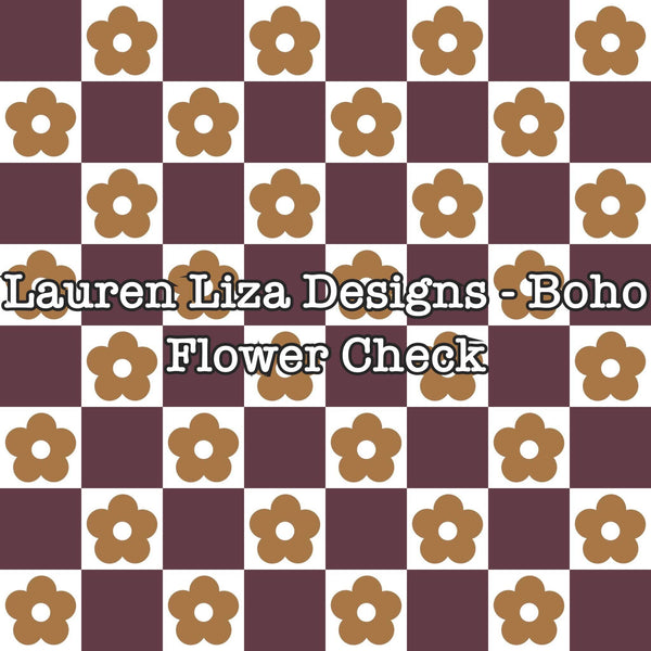 Lauren Liza Designs - Boho Flower Check