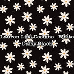 Lauren Liza Designs - White Daisy Black