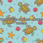 Lauren Liza Designs - Bright Turtles