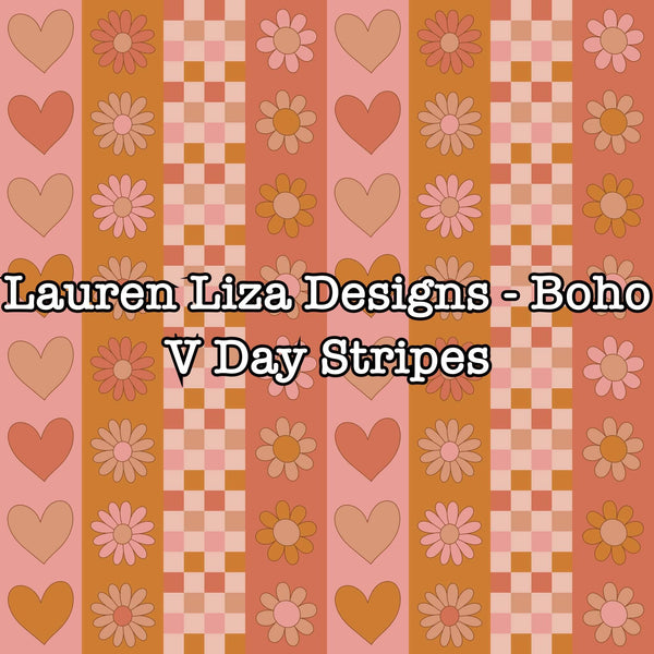 Lauren Liza Designs - Boho V Day Stripes