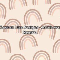 Lauren Liza Designs - Rainbows Neutral