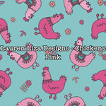 Lauren Liza Designs - Chickens Pink