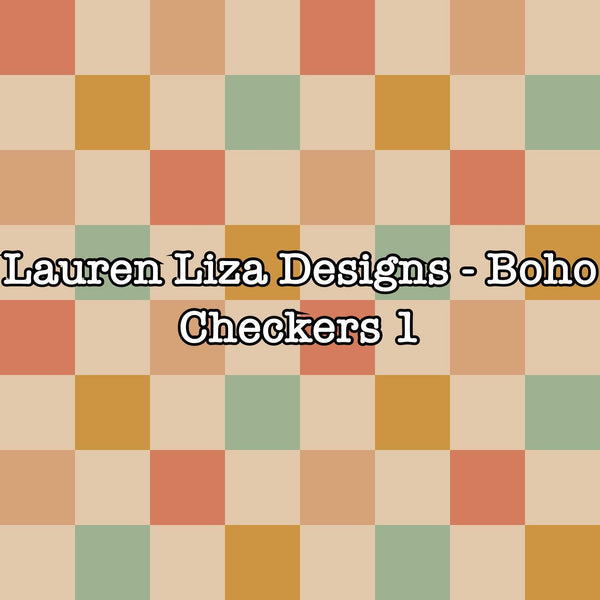 Lauren Liza Designs - Boho Checkers 1