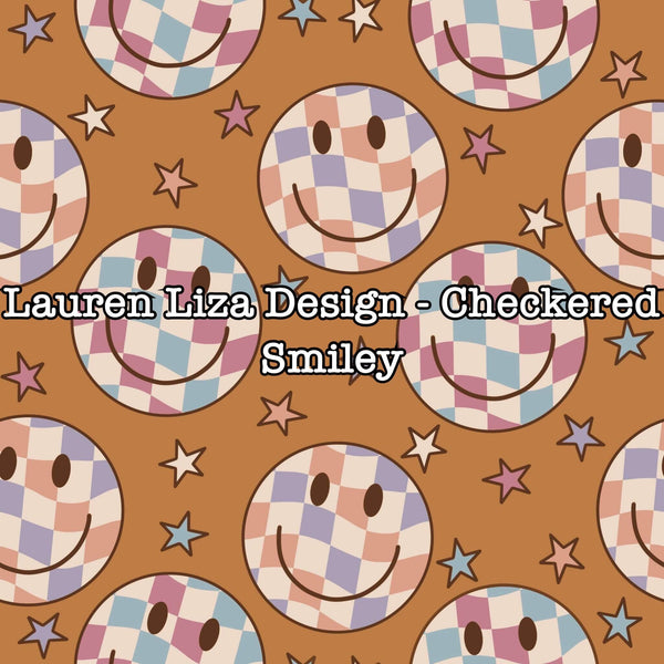 Lauren Liza Designs - Checkered Smiley