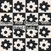 Lauren Liza Designs - Boho Floral Check 2