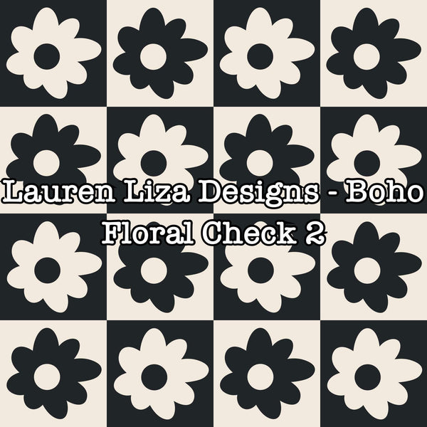 Lauren Liza Designs - Boho Floral Check 2