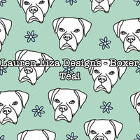 Lauren Liza Designs - Boxer Teal