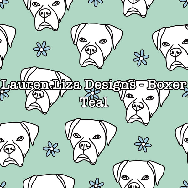 Lauren Liza Designs - Boxer Teal