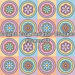 Lauren Liza Designs - Checker Flowers 3