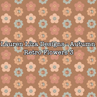 Lauren Liza Designs - Autumn Retro Flowers 3