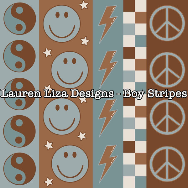 Lauren Liza Designs - Boy Stripes