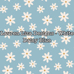 Lauren Liza Designs - White Daisy Blue