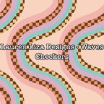Lauren Liza Designs - Waves Checkers