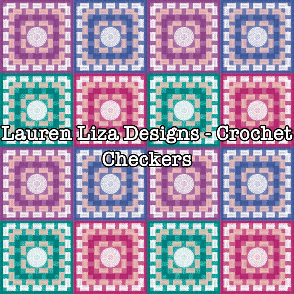 Lauren Liza Designs - Crochet Checkers