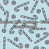Lauren Liza Designs - Blue Candy Canes