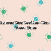Lauren Liza Designs - Blue Green Suns