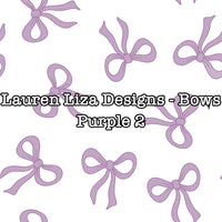Lauren Liza Designs - Bows Purple 2