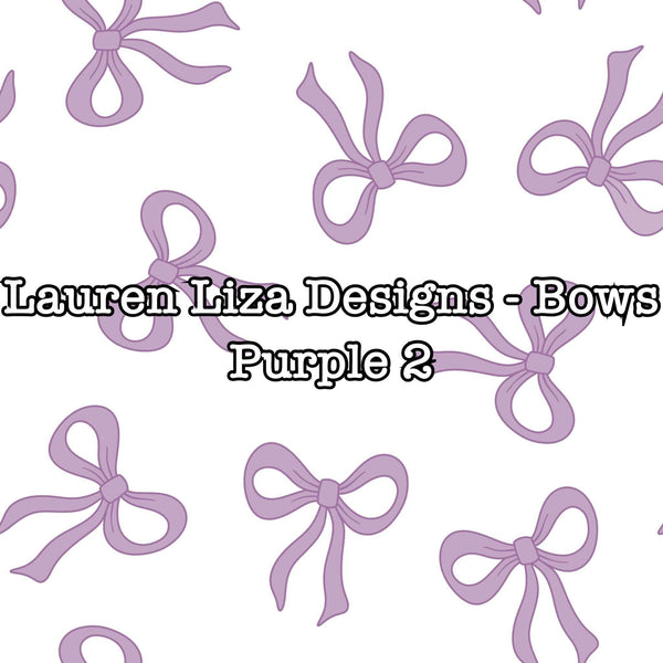 Lauren Liza Designs - Bows Purple 2
