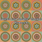Lauren Liza Designs - Checker Flowers 4